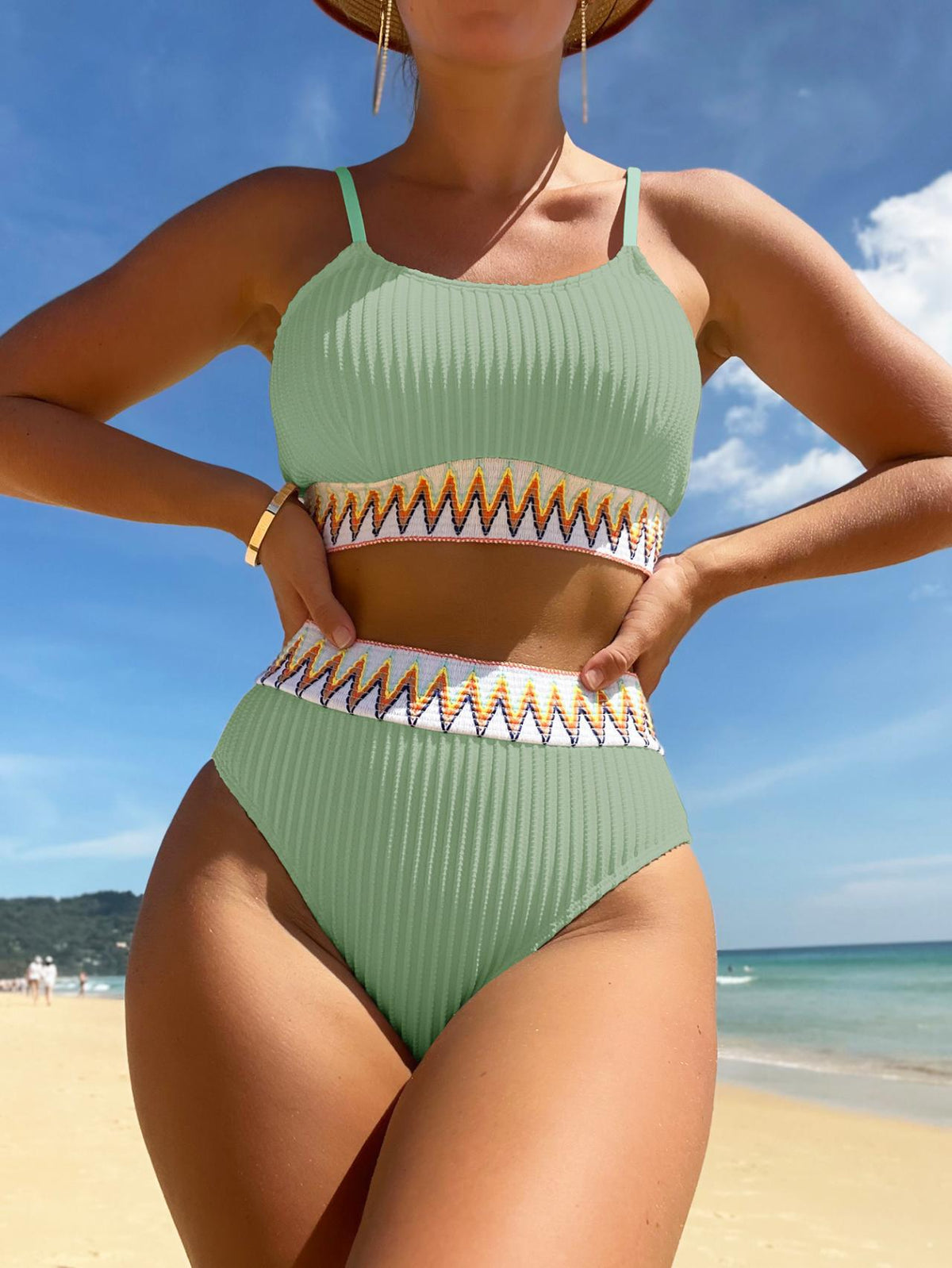 2023 Women's Sexy Bikini Two-Piece Swimwear Set