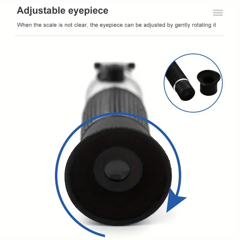 Handheld Alcohol Refractometer for Spirits and Brewing